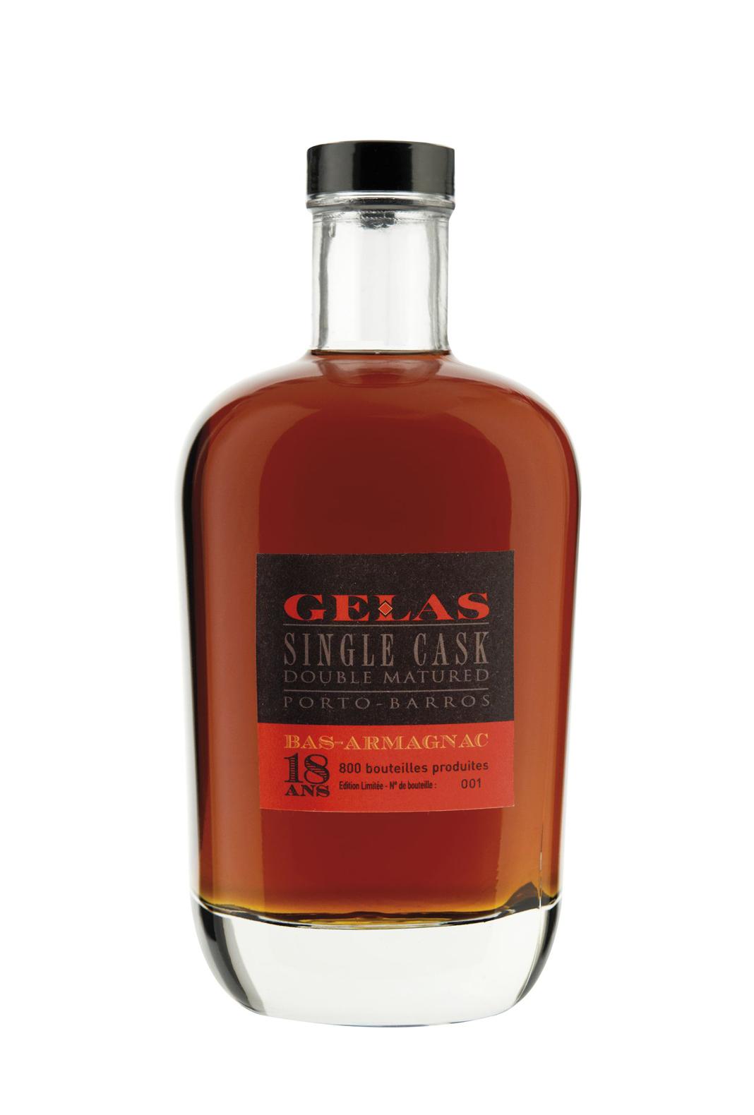Gelas Bas-Armagnac Single Cask Porto finish (Porto Barros Sogevinus) 18yrs 700ml 41.9%