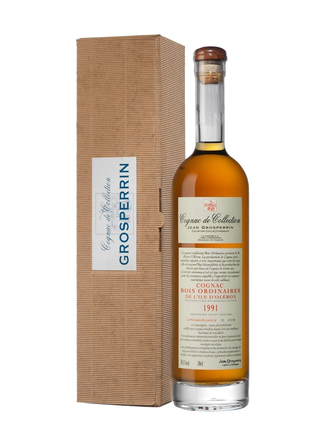 Grosperrin 'Cognac de Collection' 1991 26 years Bois Ordinaires (Oléron Island) 51.7% 500ml