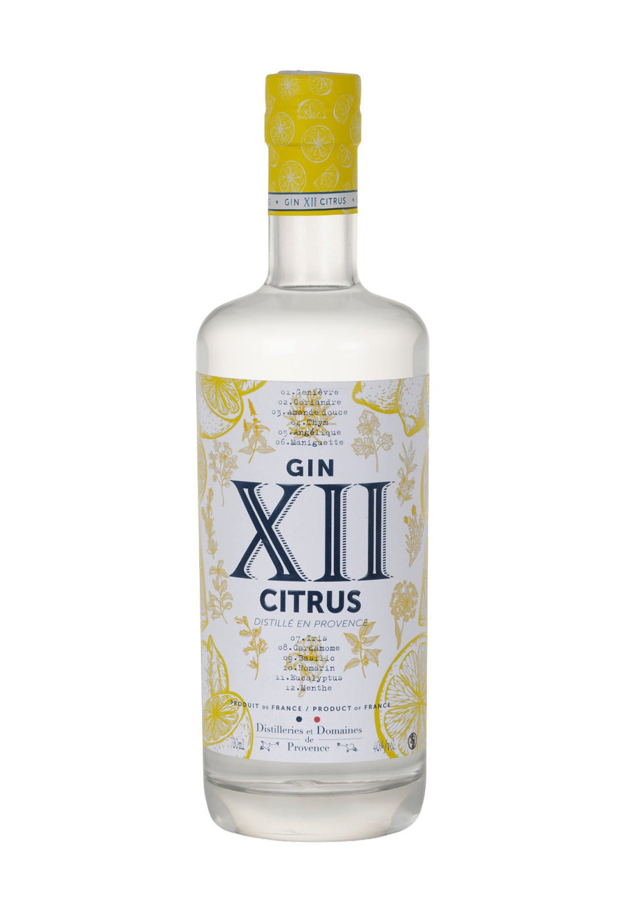 CITRUS GIN XII CITRUS Dist de Provence 40% 700ml