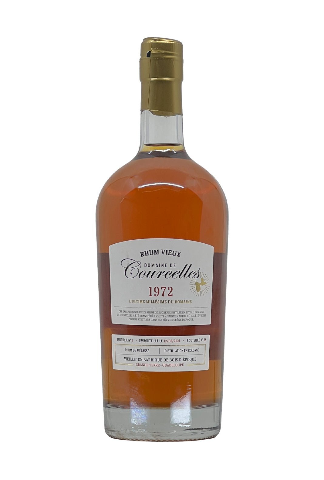 LABAT Rum 1972 Courcelles Guadeloupe 42% 700ml