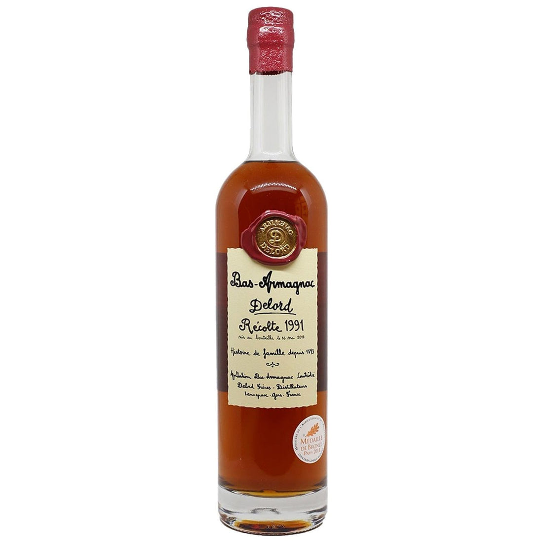 Delord Bas-Armagnac 1991 Vintage