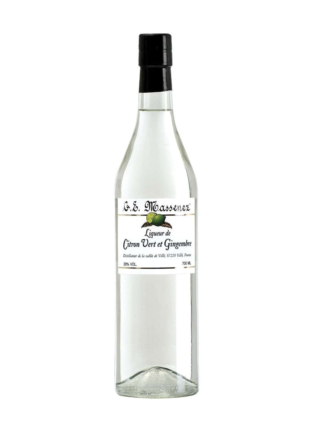 Massenez Crème de Citron Vert et Gingembre (Lime & Ginger) Liqueur 700ml - Caravan Wines & Spirits