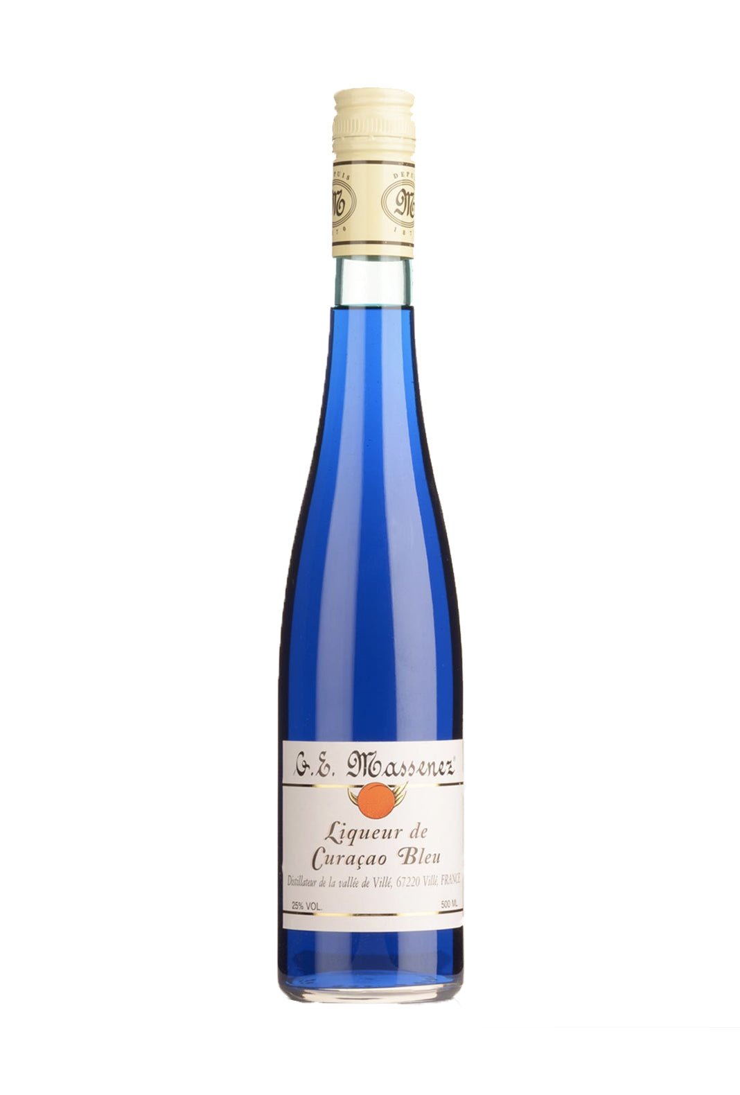 Massenez Curaçao Blue (Blue Curaçao) Liqueur - Caravan Wines & Spirits