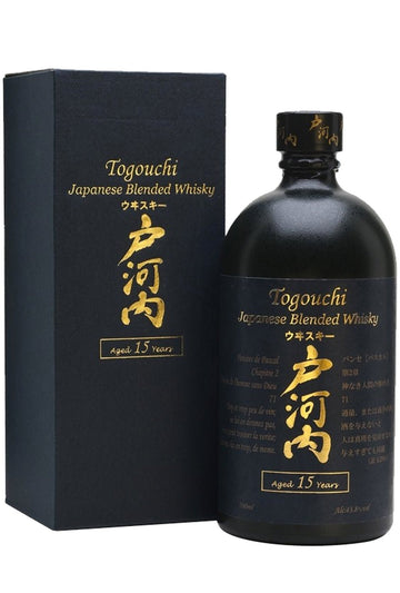 Togouchi Japanese Blended Whisky 15 Years - Caravan Wines & Spirits