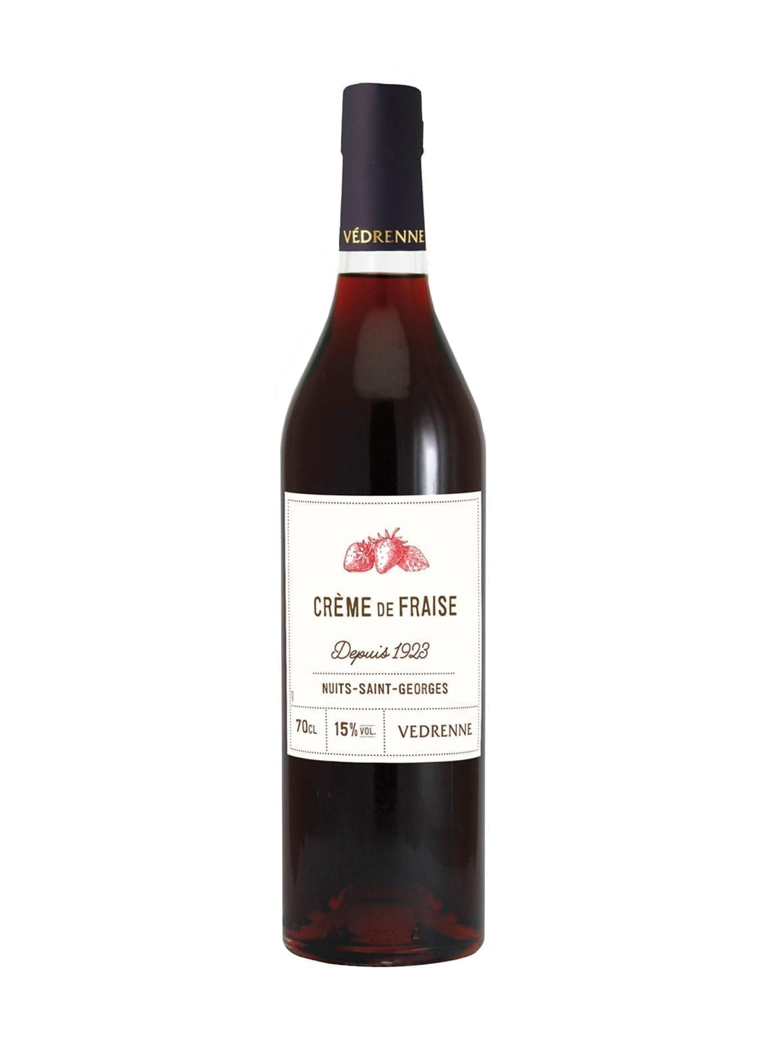 Vedrenne Creme de Fraise (Strawberry Liqueur) - Caravan Wines & Spirits
