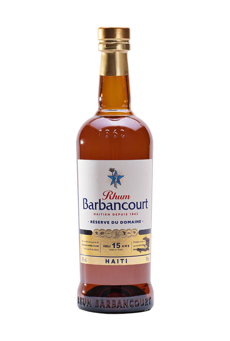 Barbancourt Estate Reserve Extra Old Rum 15 yrs 43% 700ml - Caravan Wines & Spirits