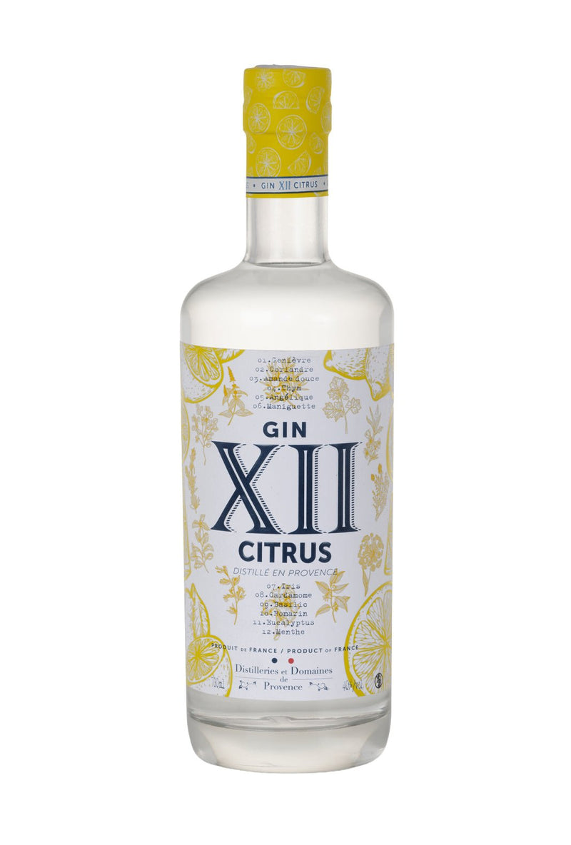 CITRUS GIN XII CITRUS Dist de Provence 40% 700ml