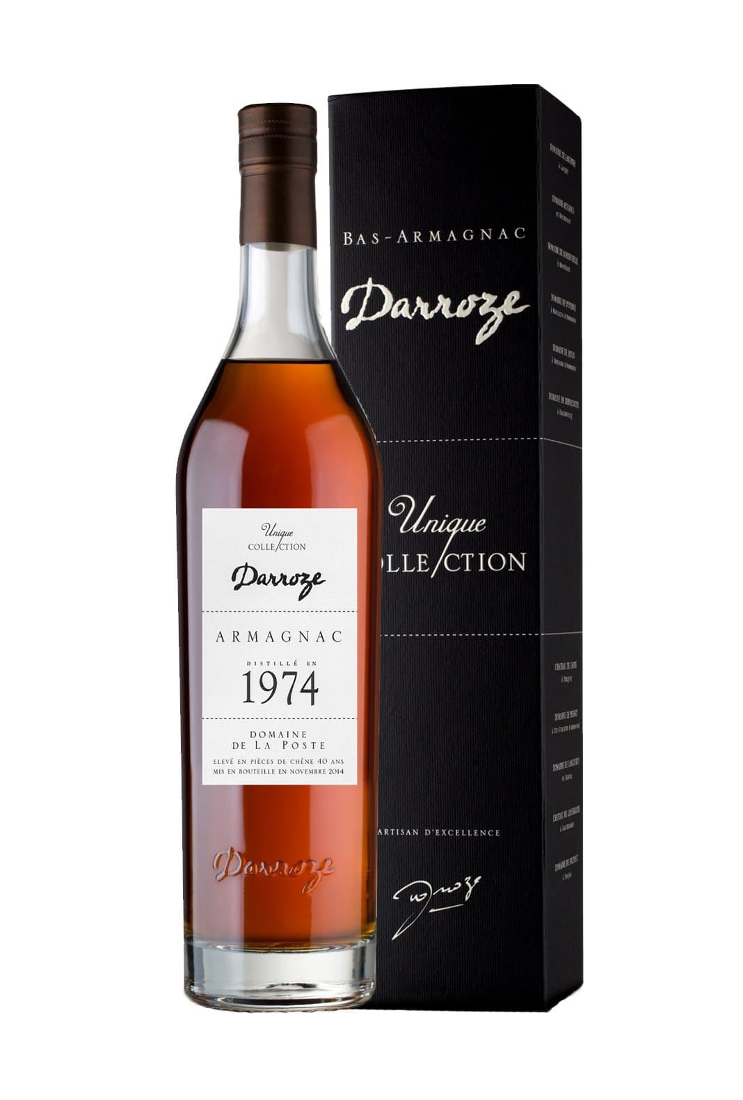 Darroze Armagnac GBA 1974 Poste 45.5% 700ml