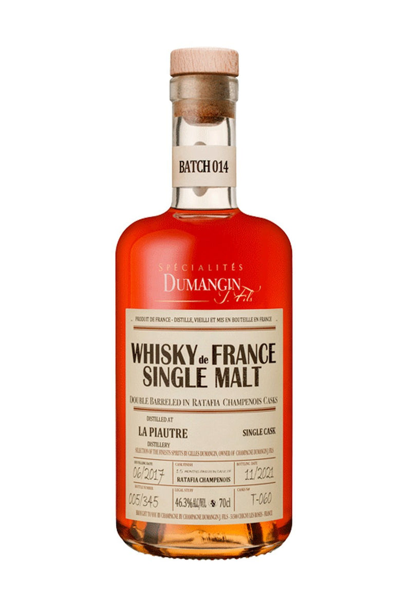 DUMANGIN WHISKY Batch 014 La Piautre 2017 46.3% 700ml
