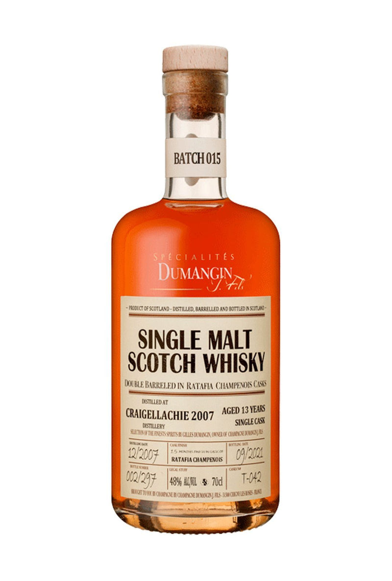 DUMANGIN WHISKY Batch 015 Craigellachie 2007 48% 700ml