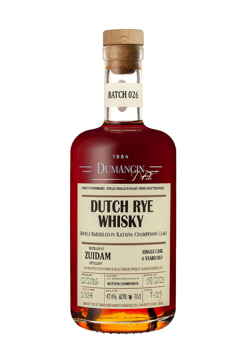 DUMANGIN WHISKY 026 DUTCH RYE WHISKY 47.4% 700ml