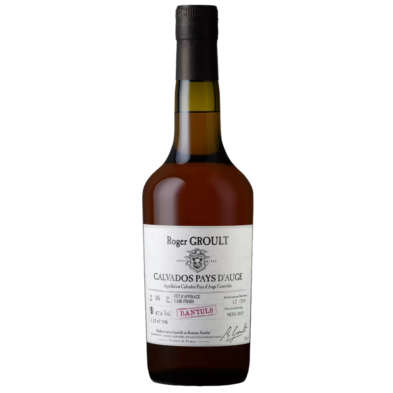 Roger Groult Calvados Banyuls Pays d'Auge 47.6% 500ml
