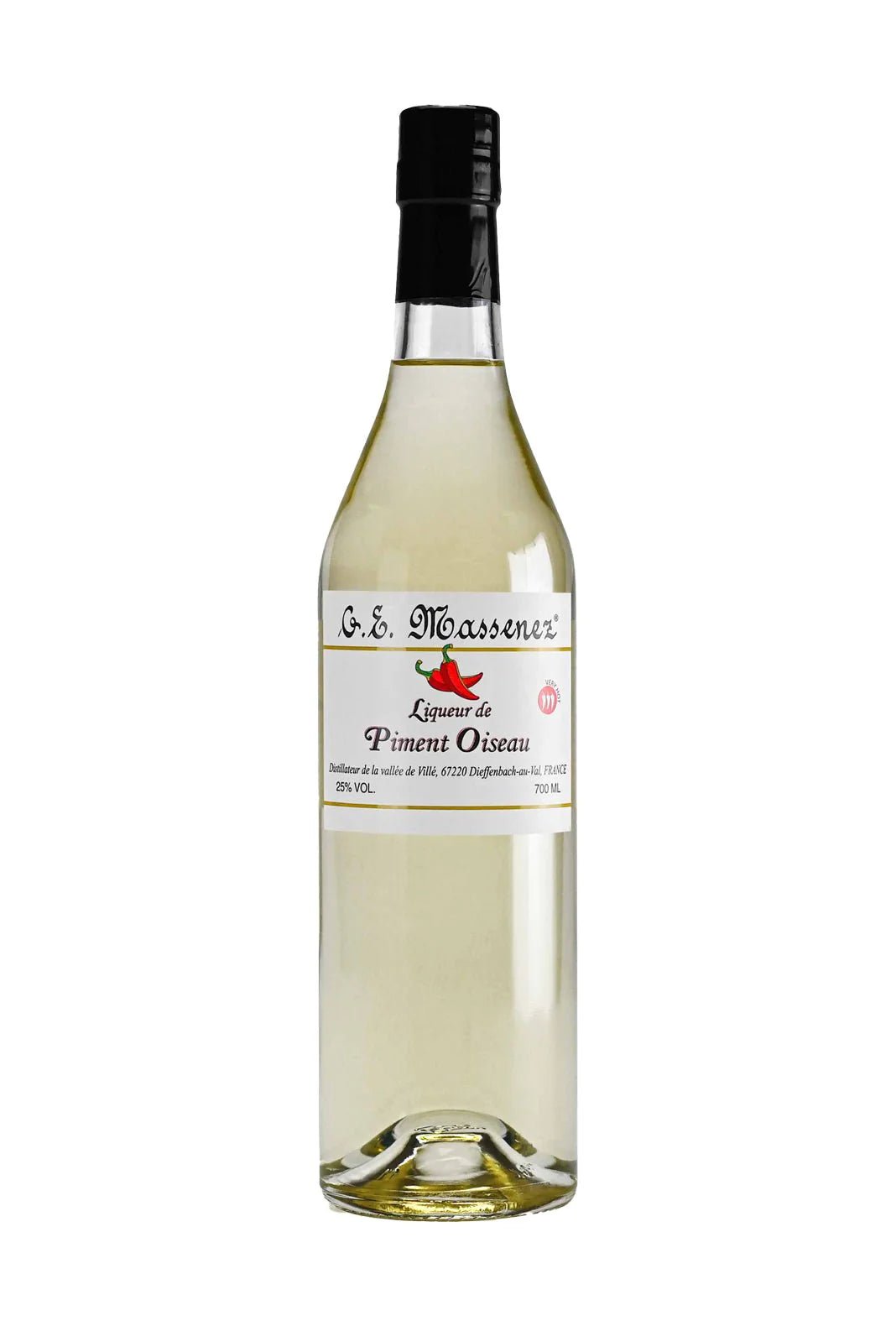 Massenez Piment Oiseau (Birdseye Chilli) Liqueur - Caravan Wines & Spirits