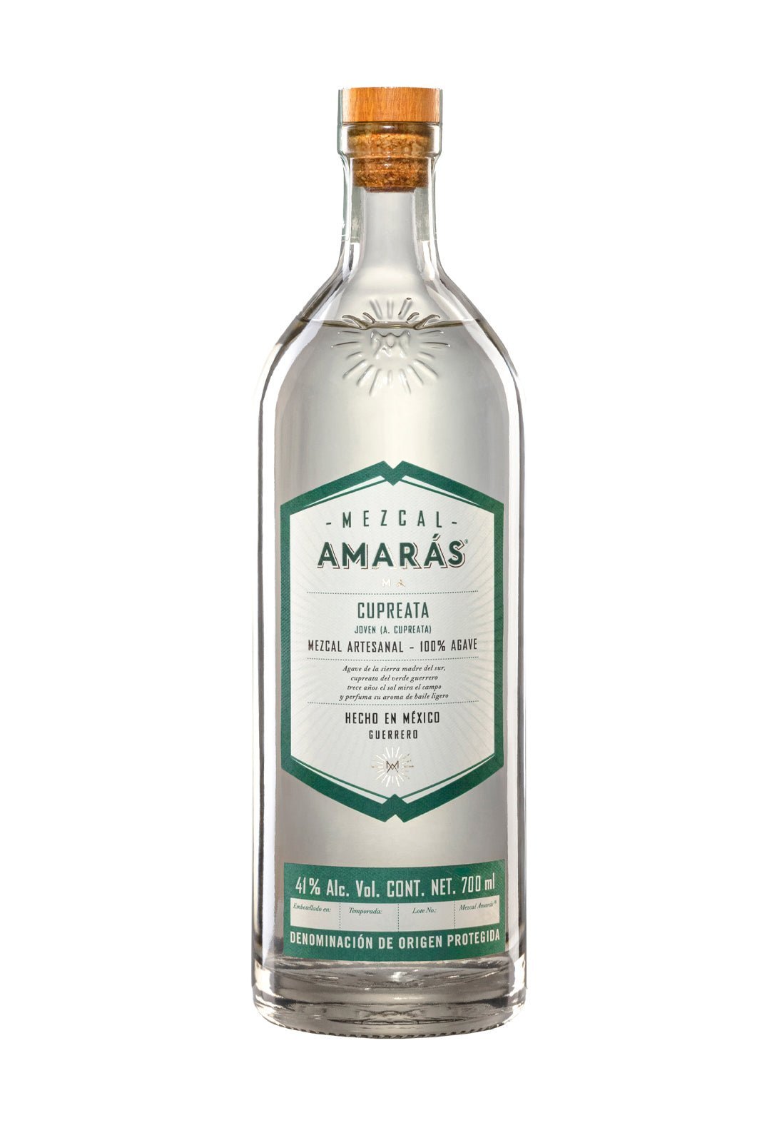 Amores Mezcal 100%Cupreata Joven 700ml 41%