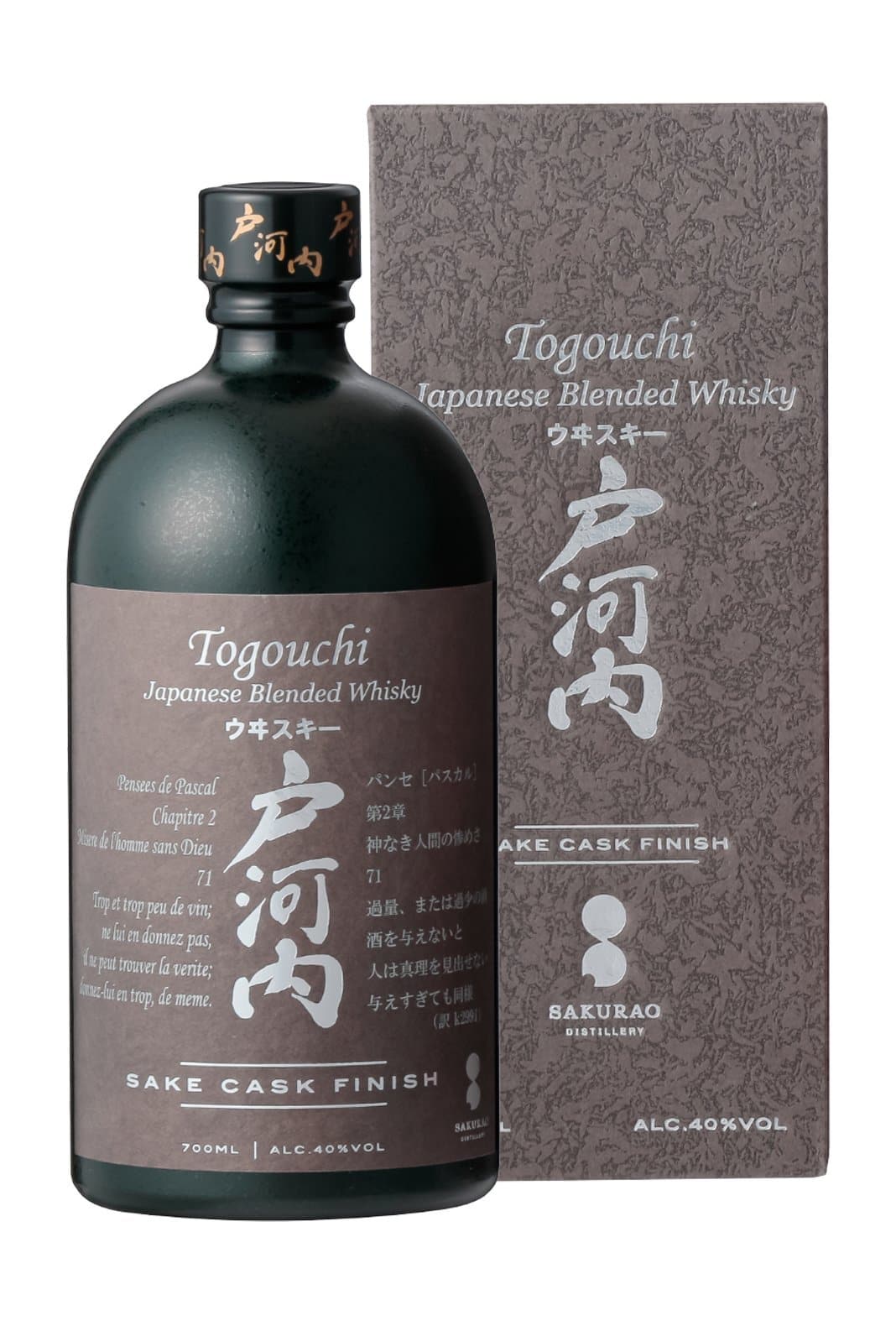 WDM Togouchi Whisky SAKE FINISH 700ml-40%