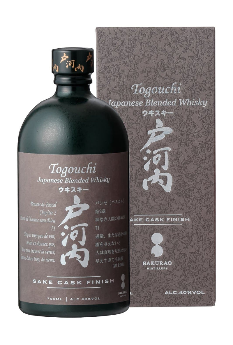WDM Togouchi Whisky SAKE FINISH 700ml-40%