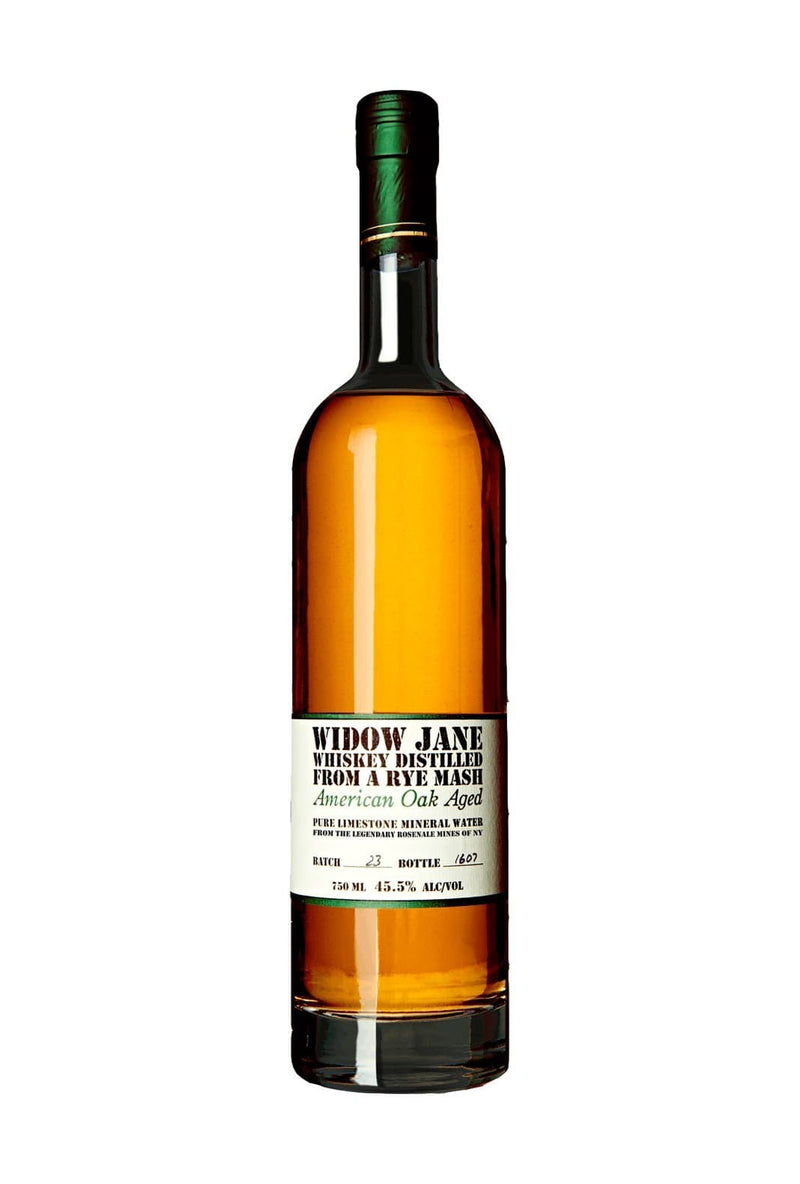Widow Jane American oak aged Rye Whiskey 700ml 45.5%