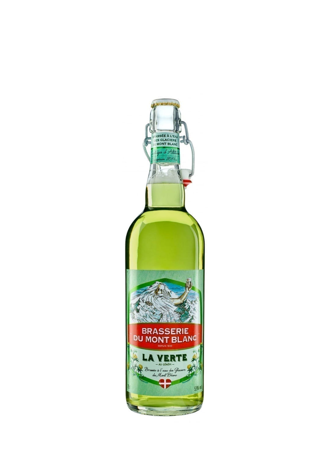 Brasserie du Mont Blanc 'La Verte' Beer with Genepi (Absyntium Glacii)