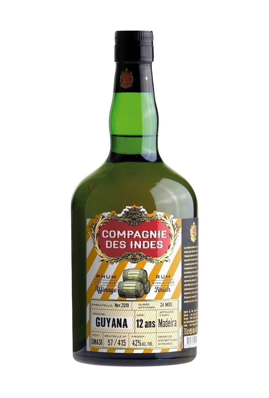 Compagnie des Indes Rum Guyana 12 Years