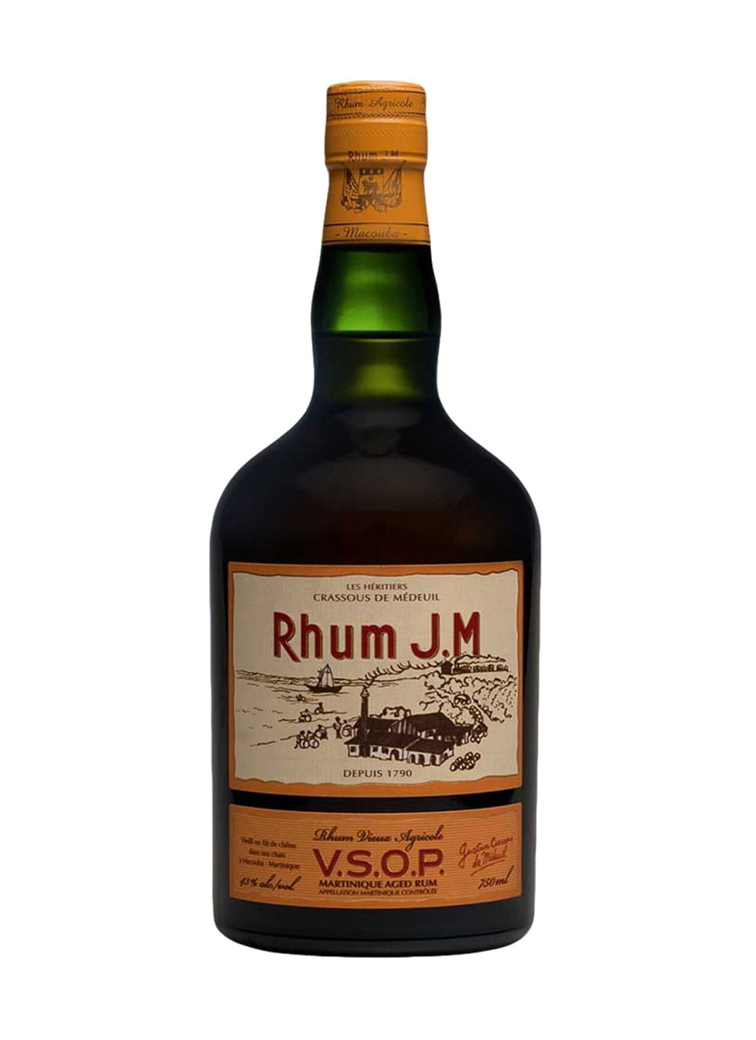 J.M Rhum Agricole VSOP (Aged 4 Years Bourbon & American Oak)