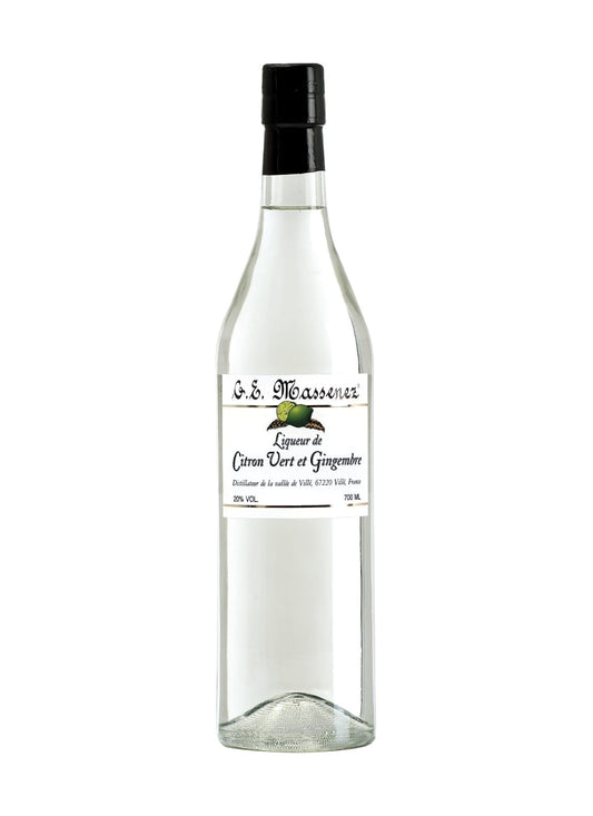 Massenez Crème de Citron Vert et Gingembre (Lime & Ginger) Liqueur 700ml