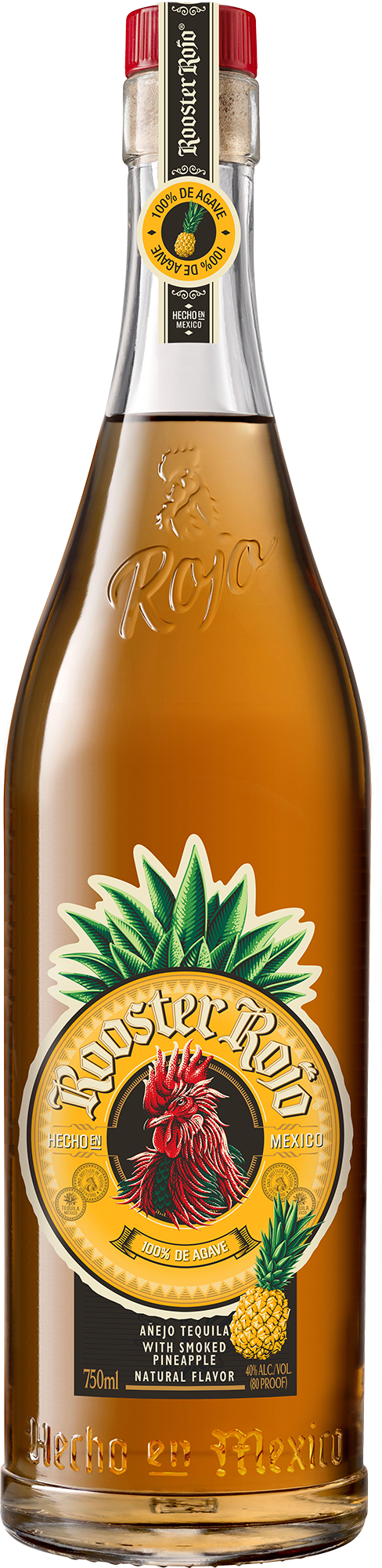 Rooster Rojo Tequila Anejo Smoked Pineapple