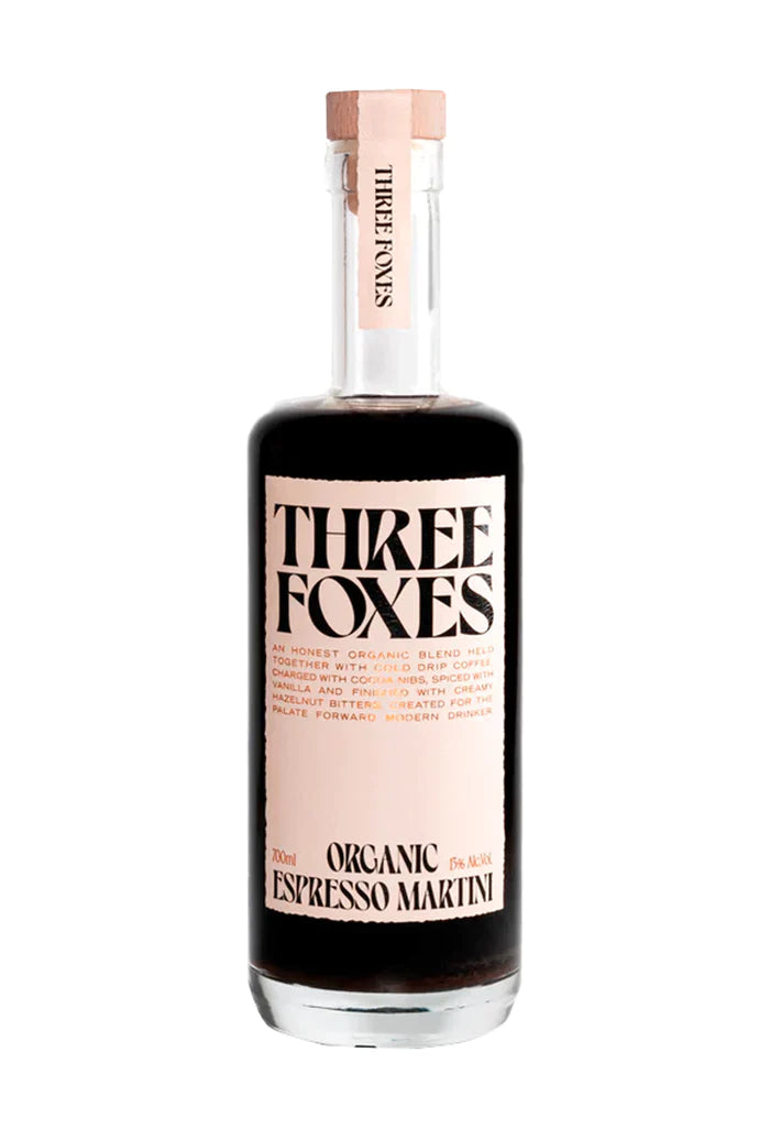 Three Foxes Organic Espresso Martini