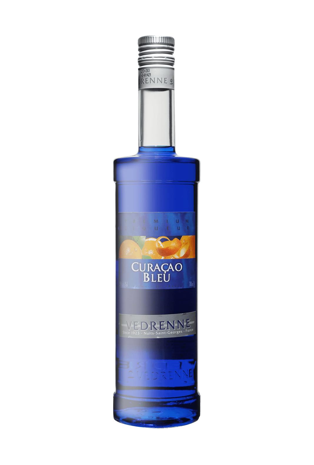 Vedrenne Liqueur Curacao Bleu (Blue Curacao)