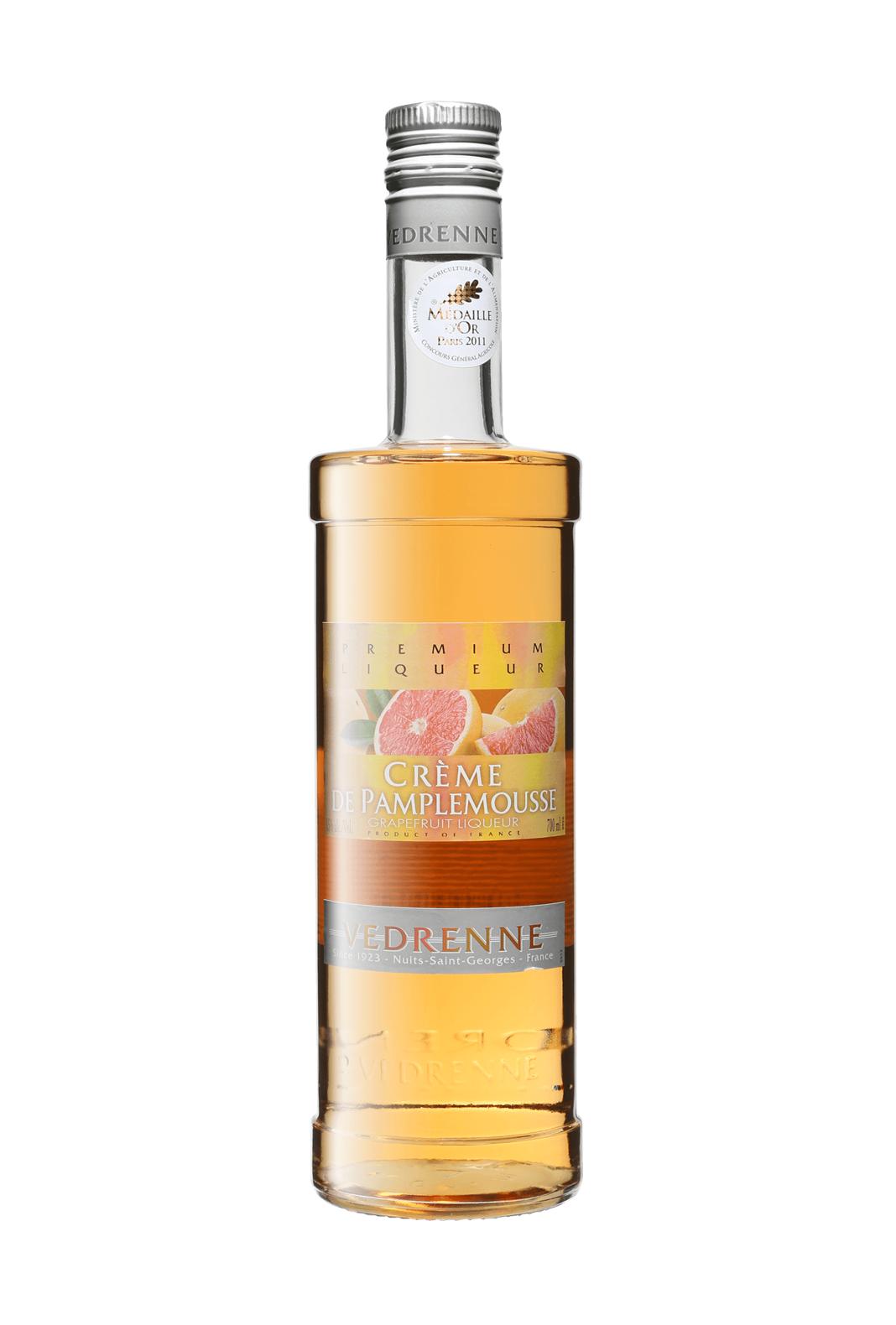 Vedrenne Creme de Pamplemousse Rose (Pink Grapefruit Liqueur)