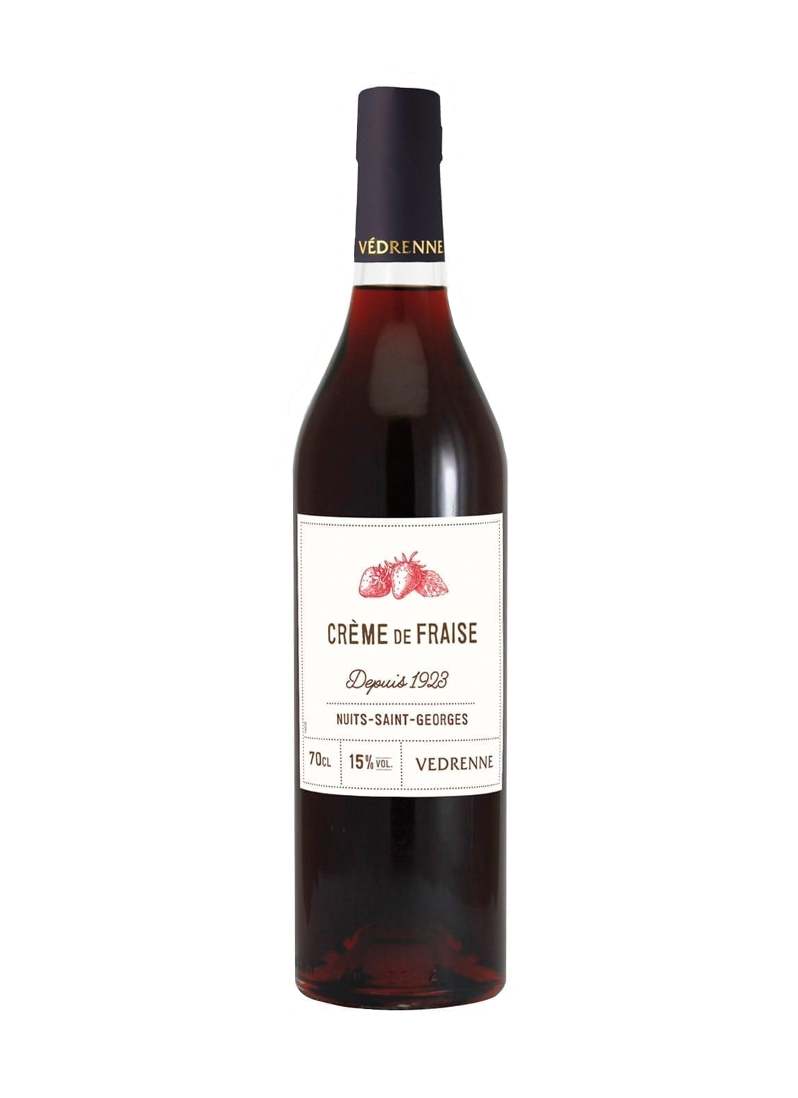 Vedrenne Creme de Fraise (Strawberry Liqueur)