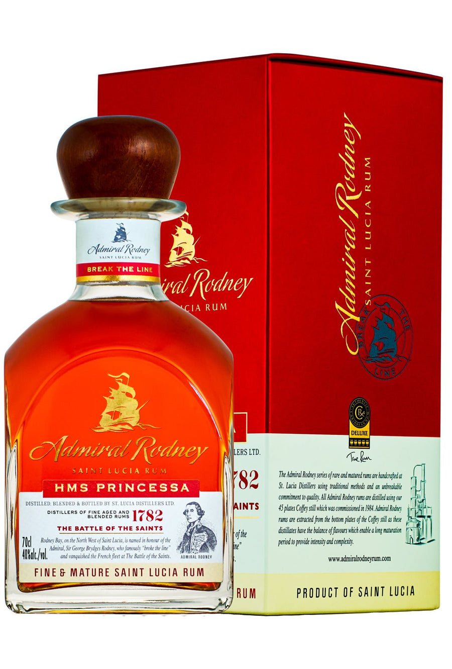 Admiral Rodney HMS Princessa Rum - Caravan Wines & Spirits