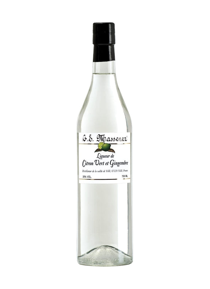 Massenez Crème de Citron Vert et Gingembre (Lime & Ginger) Liqueur 700ml - Caravan Wines & Spirits
