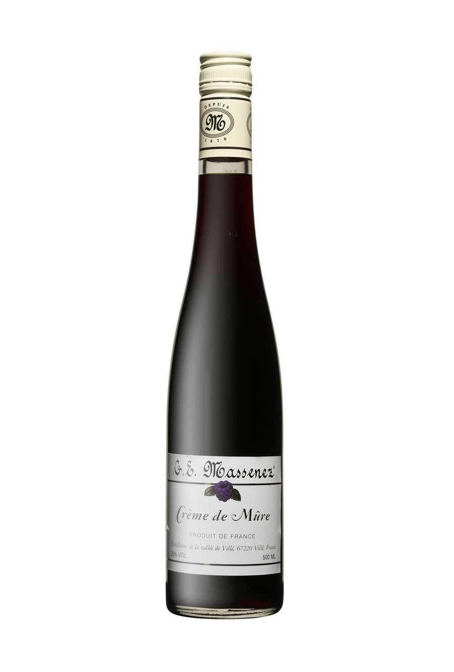 Massenez Crème de Mure (Blackberry) Liqueur 500ml - Caravan Wines & Spirits