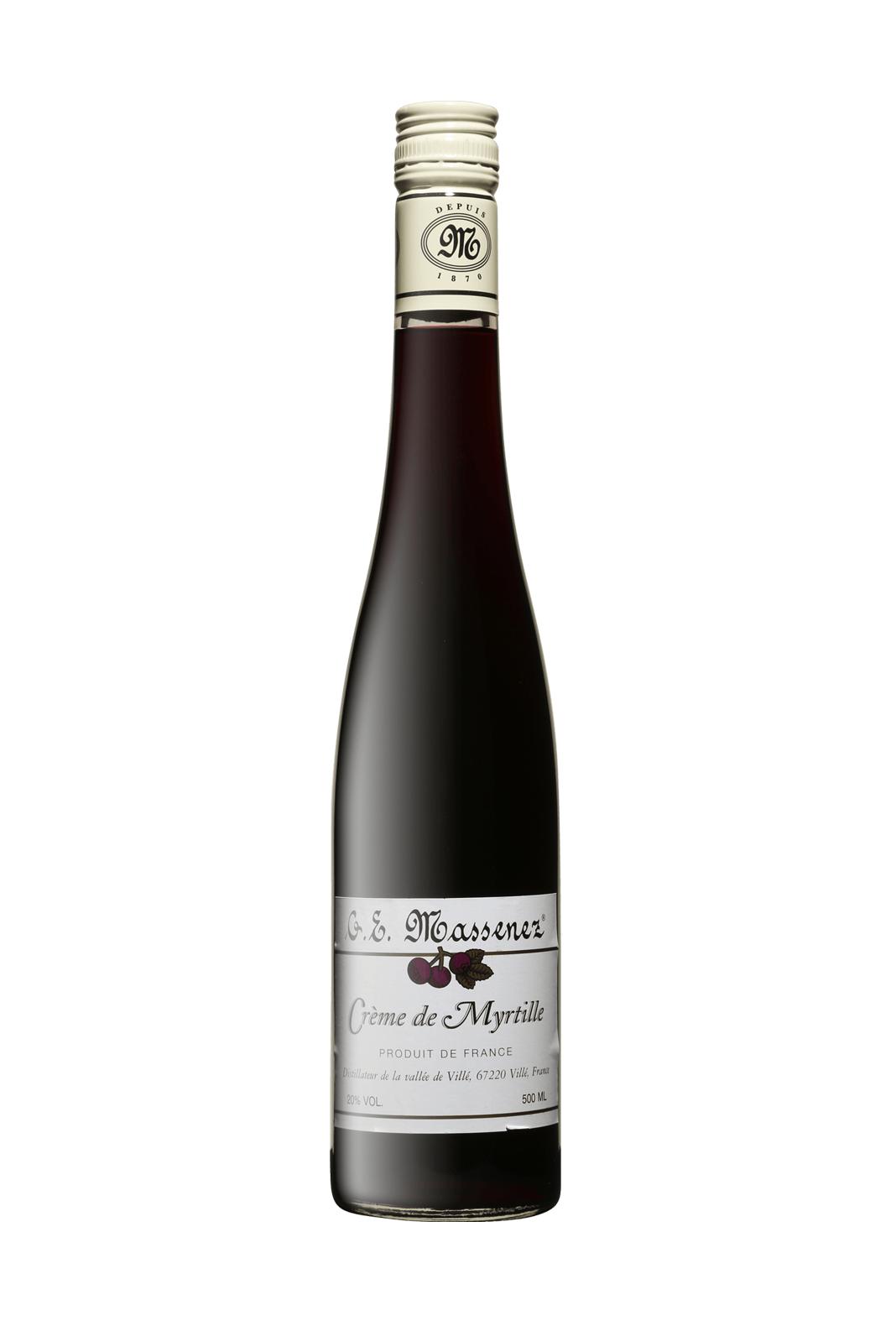 Massenez Crème de Myrtille (Blueberry) Liqueur 500ml - Caravan Wines & Spirits