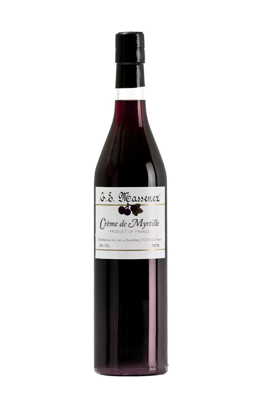 Massenez Crème de Myrtille (Blueberry) Liqueur 700ml - Caravan Wines & Spirits