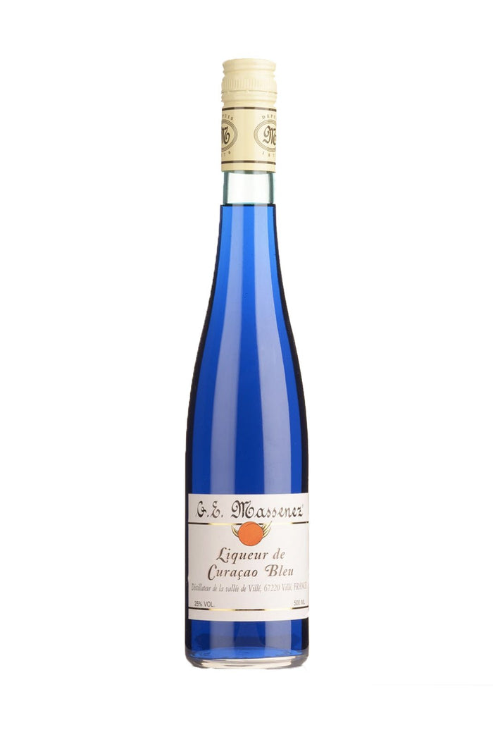 Massenez Curaçao Blue (Blue Curaçao) Liqueur - Caravan Wines & Spirits