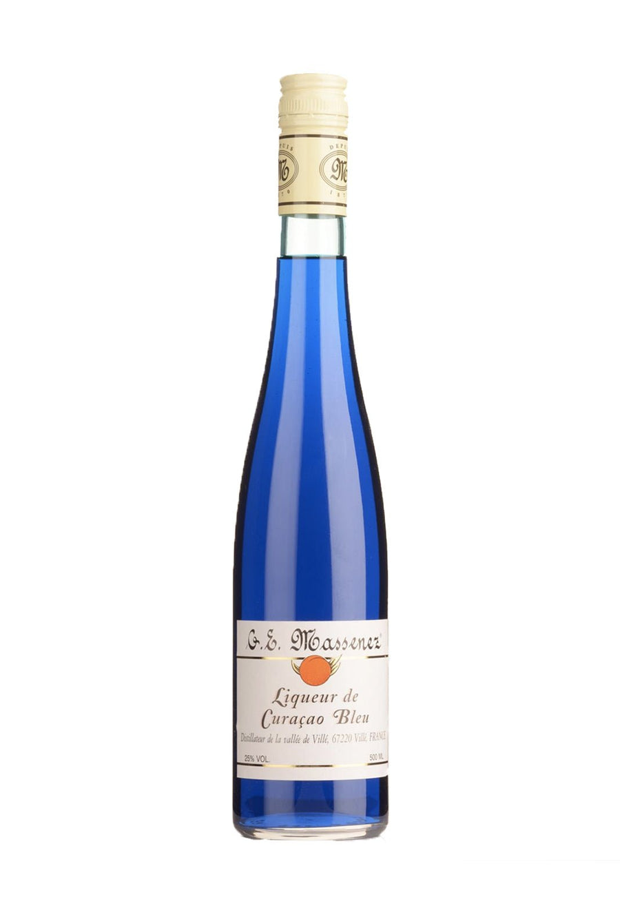 Massenez Curaçao Blue (Blue Curaçao) Liqueur - Caravan Wines & Spirits