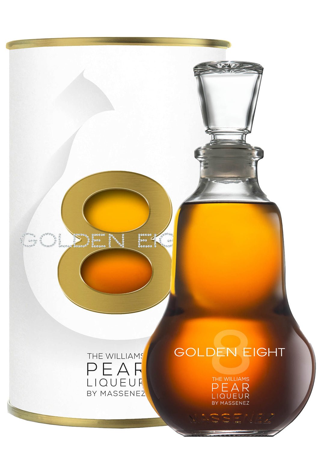 Massenez Liqueur de Poire William 'Golden Eight' (Williams Pear Brandy Base) Gift Box - Caravan Wines & Spirits