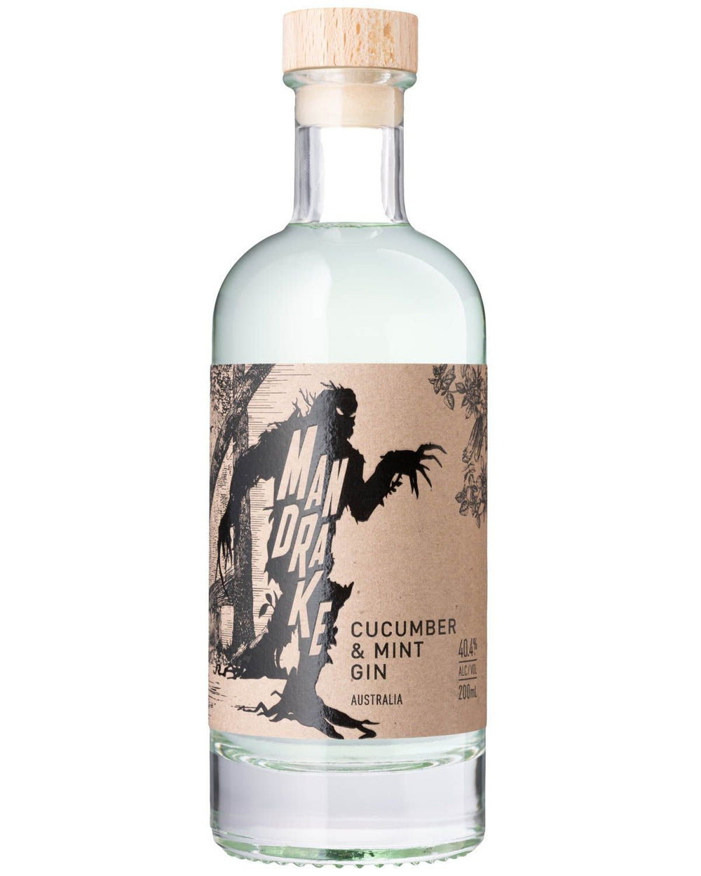 Nosferatu Mandrake Cucumber & Mint Gin 200ml - Caravan Wines & Spirits