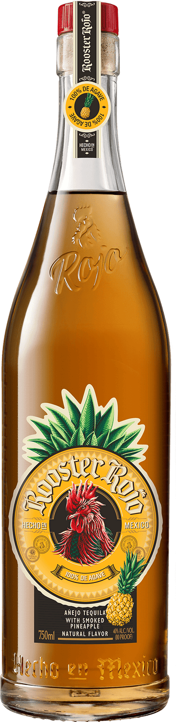Rooster Rojo Tequila Anejo Smoked Pineapple - Caravan Wines & Spirits