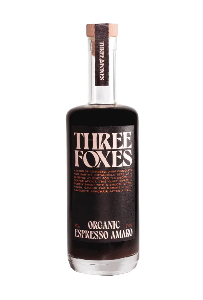 Three Foxes Organic Espresso Amaro - Caravan Wines & Spirits