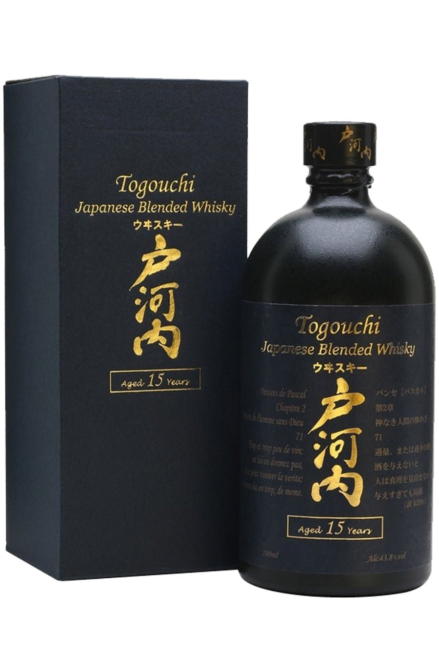Togouchi Japanese Blended Whisky 15 Years - Caravan Wines & Spirits